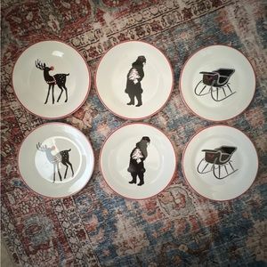 Christmas plates